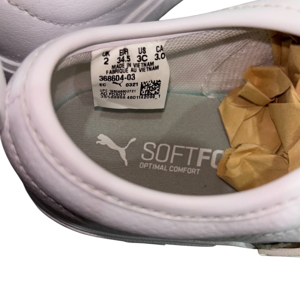 (B) Puma Slip On Shoes White (3c) - Picture 5 of 10